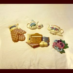 Set of Five Kitchen Decor Set